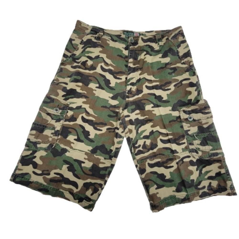 Mens Camo Shorts Size 33